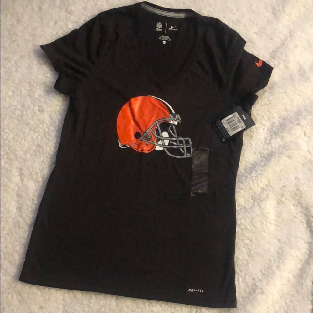 NWT Nike Cleveland Browns Dri Fit Logo Tee XS 🏈